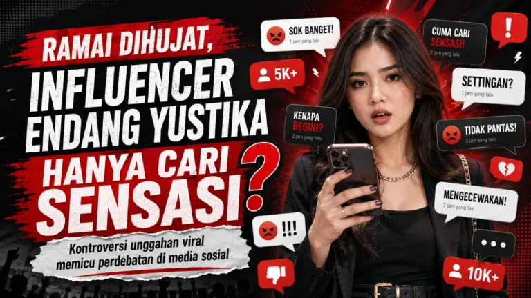 Ramai Dihujat, Influencer Endang Yustika Hanya Cari Sensasi?