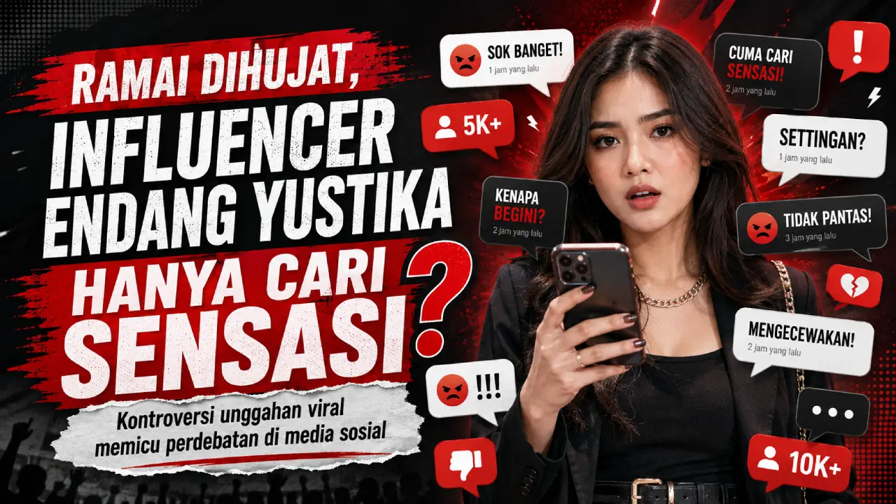 Ramai Dihujat, Influencer Endang Yustika Hanya Cari Sensasi?