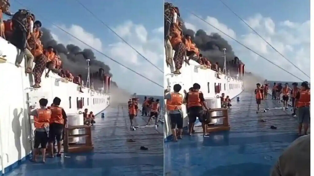 KMP Mutiara Sentosa 2 Terbakar, Tim Gabungan Berpacu dengan Waktu Cari Lokasi Kejadian